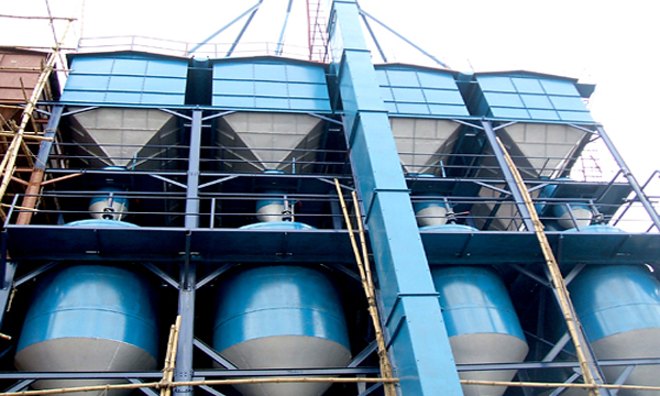孟加拉油厂日产400吨成套设备安装现场